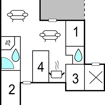 Four-bedroom In Vaggerlose Holiday home Boto By